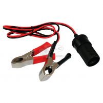 Prise 12V avec pinces batteries